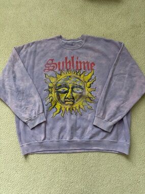 Purple sublime crewneck